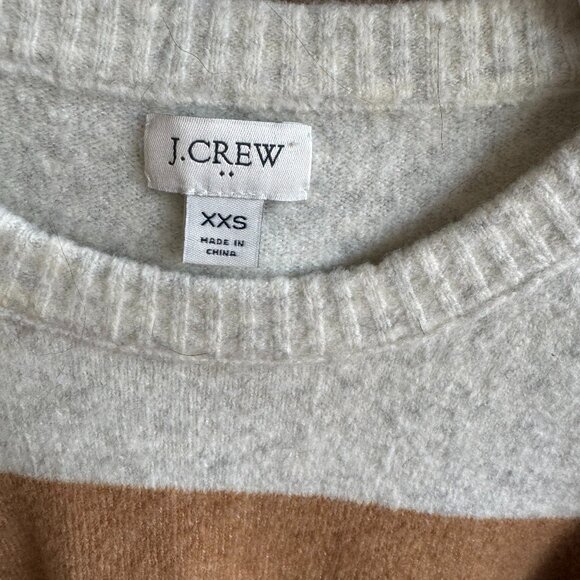 J.Crew XXSmall color block sweater worn once - Picture 2 of 4